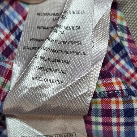 Polo Ralph Lauren 3XLT Plaid Cotton Button Down Shirt Long Sleeve Tall - Picture 14 of 15